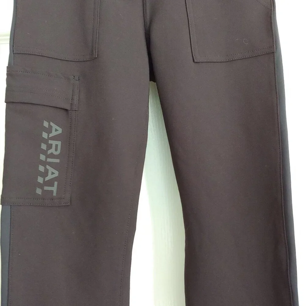 Ariat Rebar Durastretch Utility Leggings Workwear Ranch Pants SP Womens Black - Picture 4 of 10